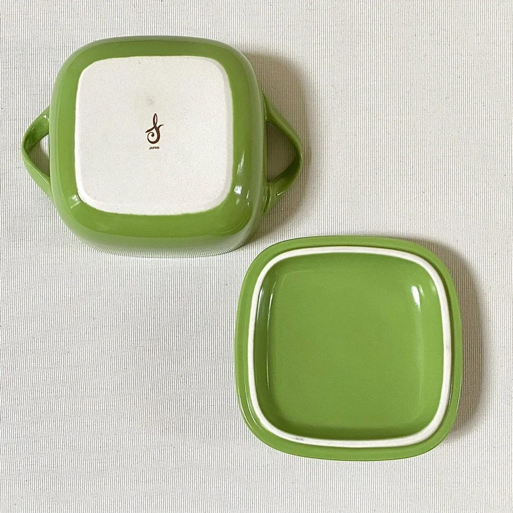 VINTAGE LINDT STYMEIST RSO BRIGHTS SMALL SQUARE COVERED BAKER GREEN, NEW IN BOX - Picture 4 of 9